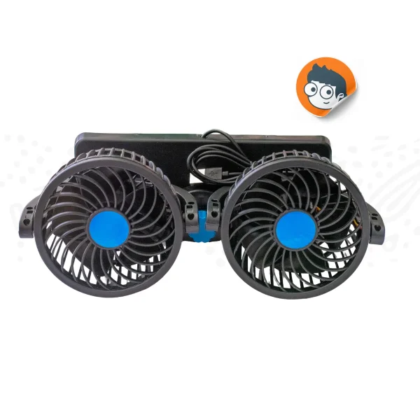 Ventilador Doble para Carro