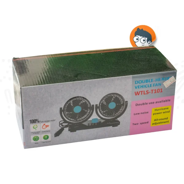 Ventilador Doble para Carro - Imagen 2