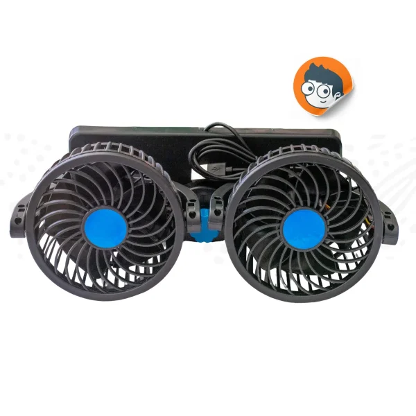 Ventilador Doble para Carro - Imagen 3