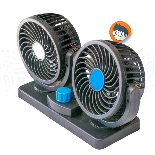 Ventilador Doble para Carro - Imagen 4