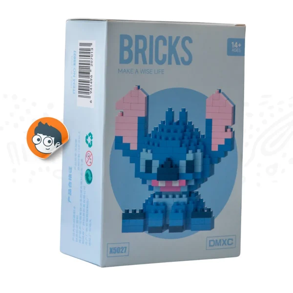 Caja De Minibloques stitch 222 pcs - Imagen 4