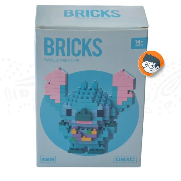 Caja De Minibloques stitch 222 pcs - Imagen 3