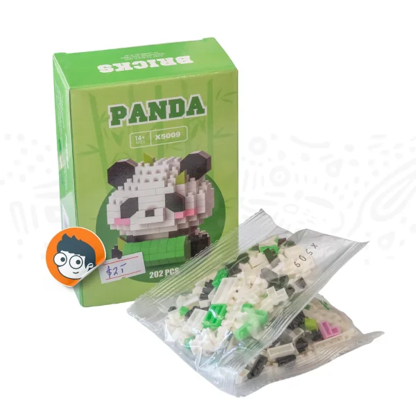 Caja De Minibloques Panda 202 Pc - Imagen 3