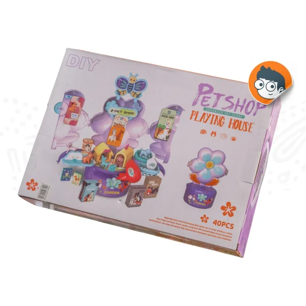 Tienda de mascotas armable 40pcs