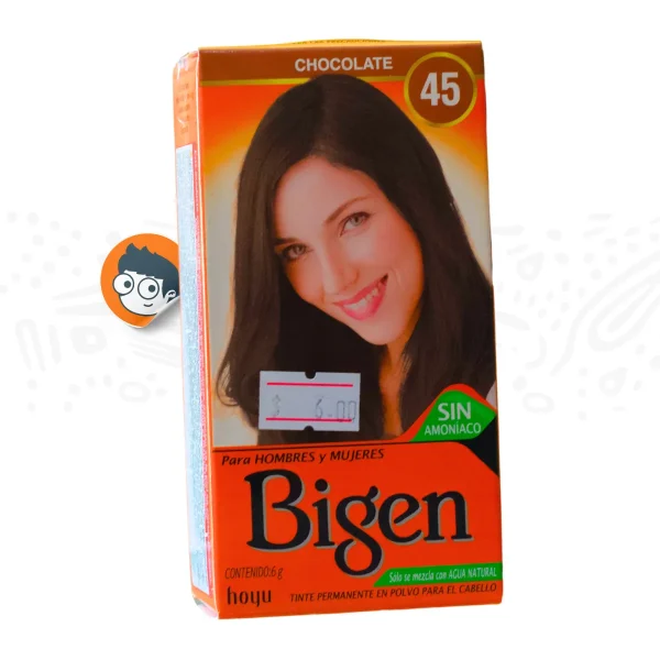 Tinte En Polvo Bigen P Cabello/Cejas 45 Chocolate