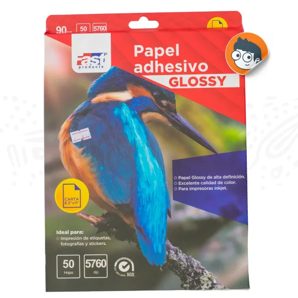 Papel Adhesivo Glossy 90gr Fast - Imagen 2