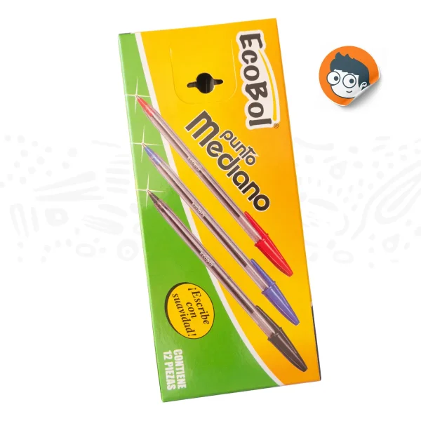 Caja Lapiceros Ecobol surtido - Imagen 2