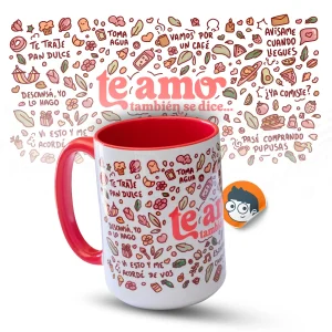 Taza "Te amo" (Lenguajes de amor)