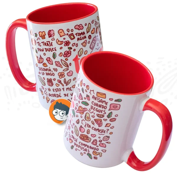 Taza "Te amo" (Lenguajes de amor) - Imagen 2