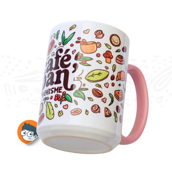 Taza "Café, Pan y Chisme" - Imagen 3