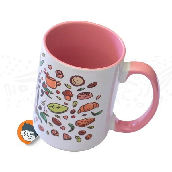 Taza "Café, Pan y Chisme" - Imagen 4