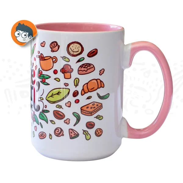Taza "Café, Pan y Chisme" - Imagen 5
