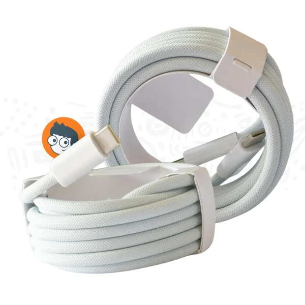 Cable de Carga Apple USB-C de (2 metros) – Diseño Trenzado de Alta Potencia - Imagen 2