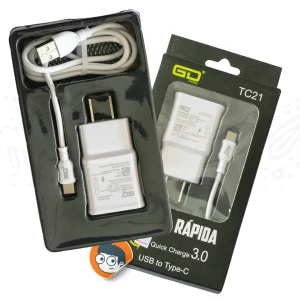 Cargador con Cable USB a Tipo-C