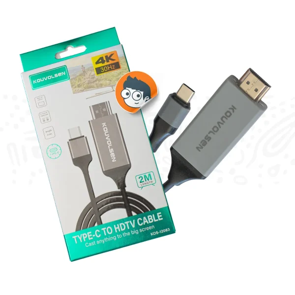 Cable USB-C a HDMI (HDTV)