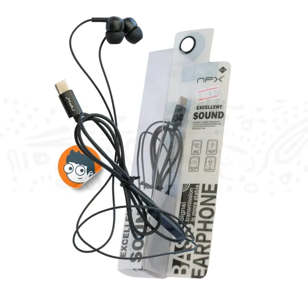 Audífonos de cable Tipo C