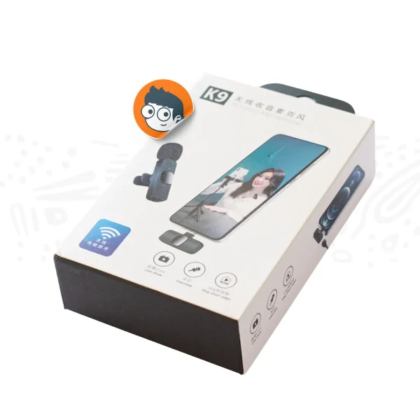 Micrófono Inalámbrico K9 (USB-C y Lightning) - Imagen 2
