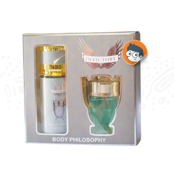 Set de Fragancia Masculina Invictory - Body Philosophy - Imagen 2