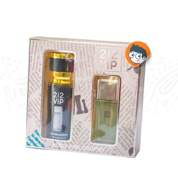 Set de Fragancia Masculina 2i2 VIP - Body Philosophy - Imagen 2