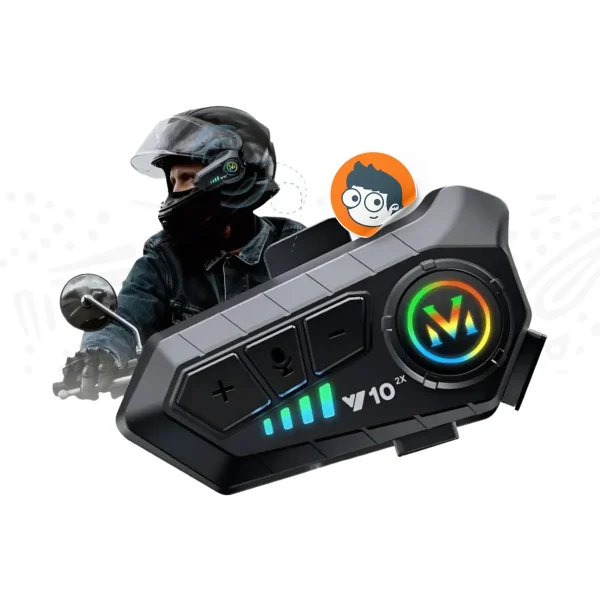 IIntercomunicador Inalámbrico para Casco Y10 2X - Imagen 3