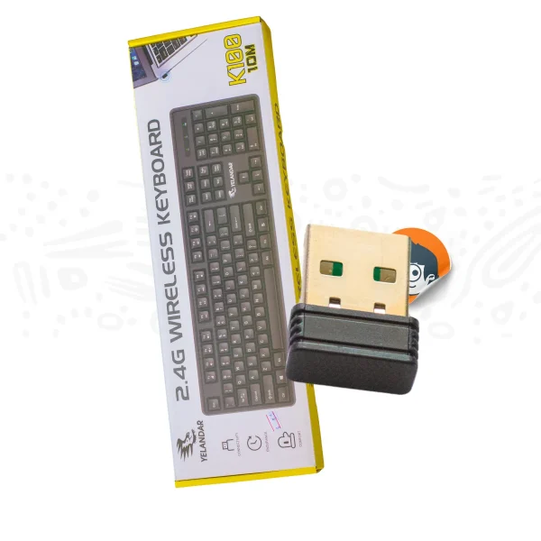 Teclado Inalámbrico K100 2.4G - Imagen 2