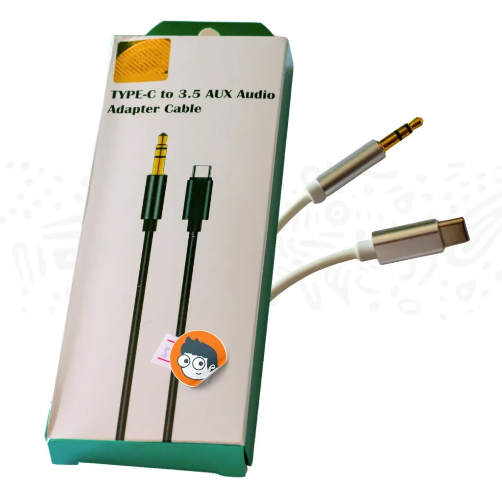 Adaptador de Audio USB Tipo C a Auxiliar Jack de 3.5 mm