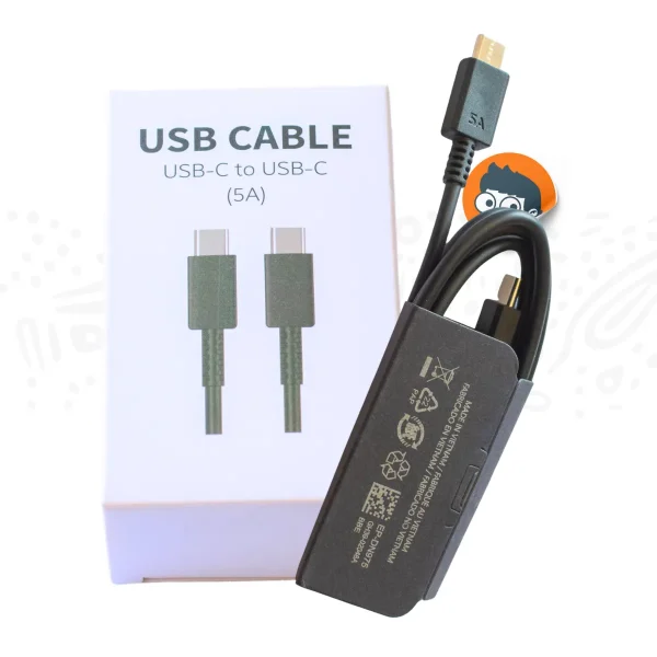 Cable USB-C a USB-C (5A) de Alta Velocidad