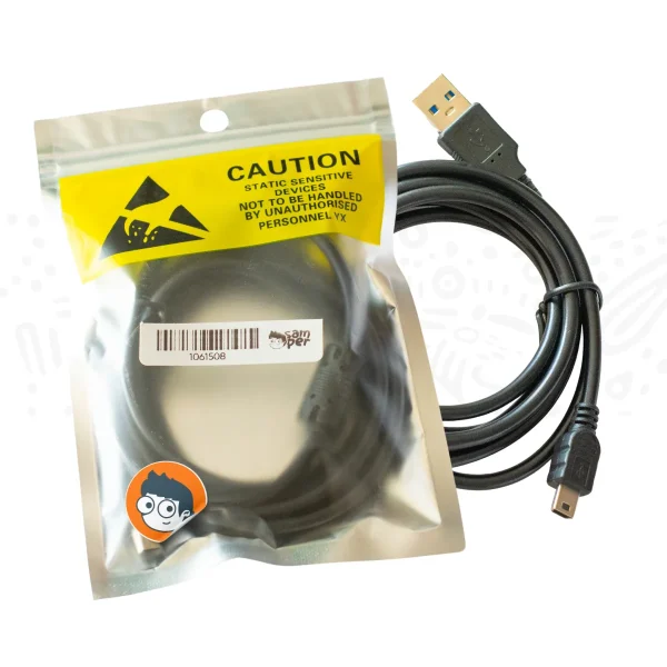 Cable USB 3.0 a Mini B con Núcleo de Ferrita - Imagen 2