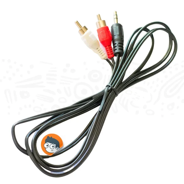 Cable de Audio Auxiliar Jack 3.5mm a 2 RCA