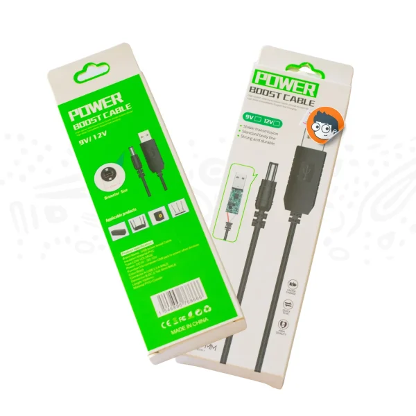 Cable Elevador de Voltaje USB a DC 12V