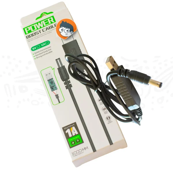 Cable Elevador de Voltaje USB a DC 12V - Imagen 2