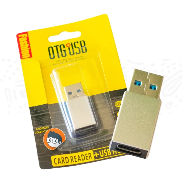 Adaptador OTG USB 3.0 a Tipo C Metálico