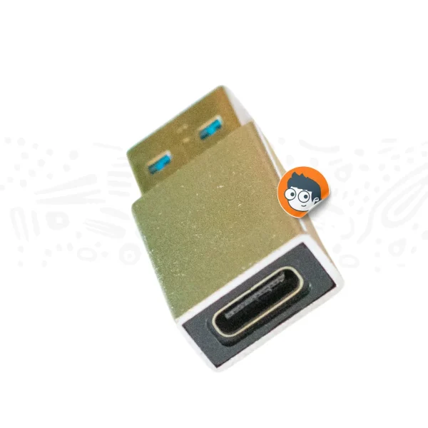 Adaptador OTG USB 3.0 a Tipo C Metálico - Imagen 2