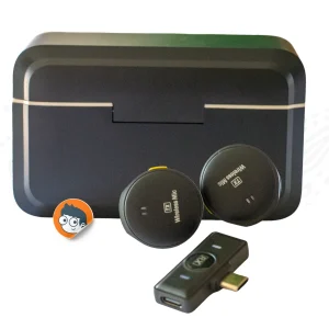 Micrófono Lavalier Inalámbrico con Adaptador Lightning