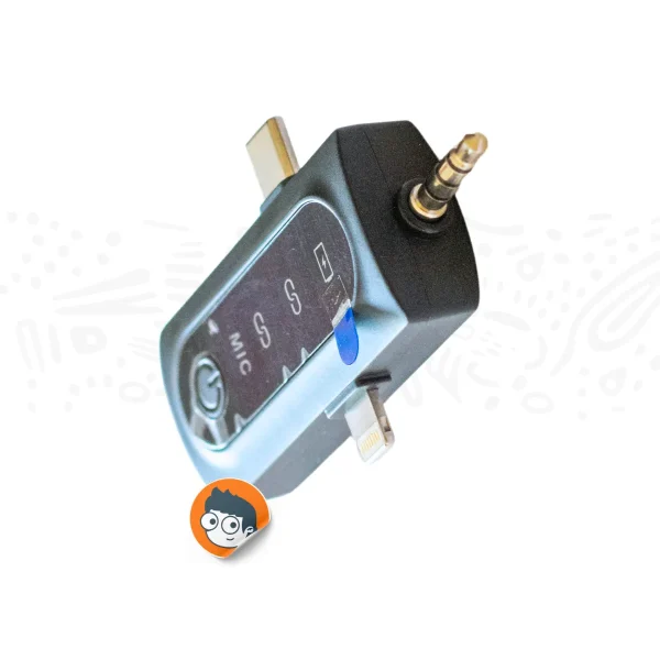 Micrófono Lavalier Inalámbrico Doble QY66 - Imagen 4