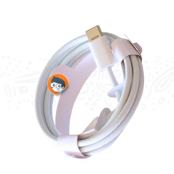 Cable de Carga C de 60W (1 metro) - Diseño Trenzado - Imagen 3