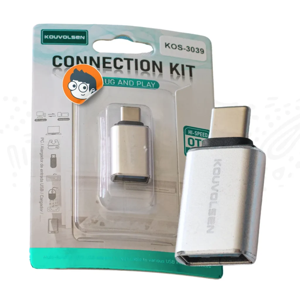 Adaptador OTG USB hembra Tipo C metálico