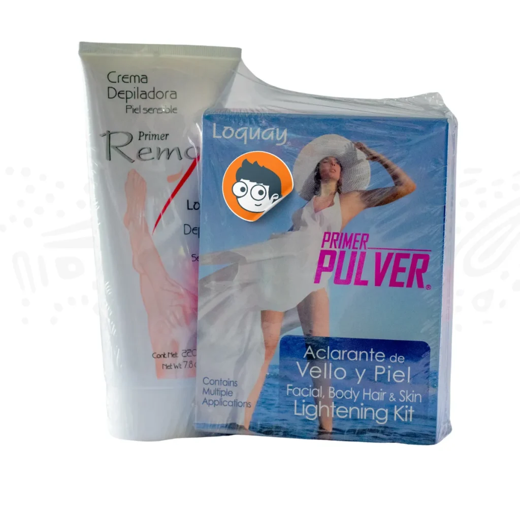 Crema Depiladora y Aclarante de Vello Piel Sensible